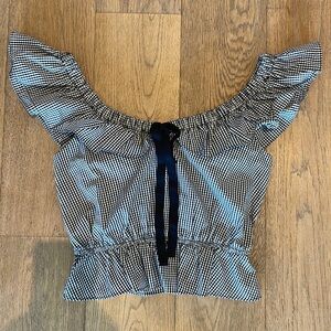 Zara off the shoulder top